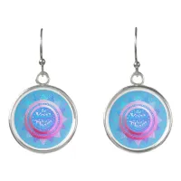 Positive Affirmation Be You Not Them Pink & Blue   Earrings