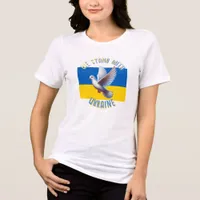 We Stand With Ukraine Tri-Blend Shirt