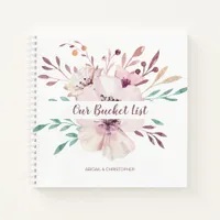 Floral Our Bucket List Keepsake Journal