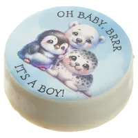 It's a Boy | Polar Arctic Winter Baby Shower Chocolate Covered Oreo