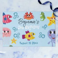 Under The Sea Creatures Birthday Paper Placemat