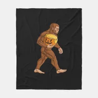 Bigfoot Halloween Trumpkin Pumpkin Classic Fleece Blanket