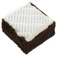 Personalized Photo Dozen Square Chocolate Brownie