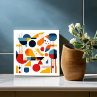 Bauhaus Geometric Abstract Pattern#6 ID1068 Ceramic Tile