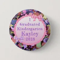 Personalized Kindergartner Graduate Proud Button
