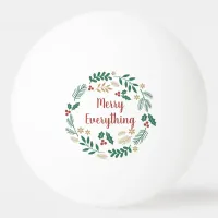 Holly Berry Pine Wreath Merry Everything Photo  Ping Pong Ball