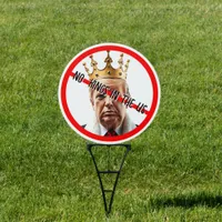 No Kings in American | Anti- Trump   Sign