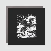 Academia Fantasy  Book Lover Bookish Goblincore Car Magnet