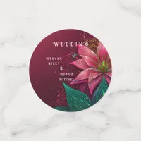 Luxurious Floral Wedding Invitation Suite Confetti