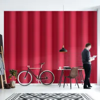 Modern red 3D effect stripes Wallpaper