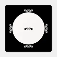 Acrylic Coasters - Elegant Holly Leaves