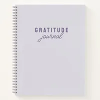 Simple Lilac Gratitude Journal