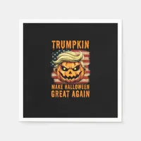 Trumpkin Halloween Pumpkin Make Halloween Great Ag Napkins