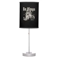 No Kings In America Since 1776 Patriotic Creative  Table Lamp