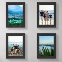 Set of 4 Family Vacation Photos