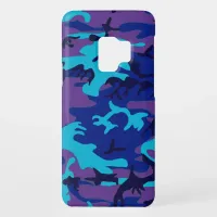 Dark Blue and Purple Camouflage Case-Mate Samsung Galaxy Case