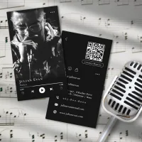 Modern Minimalistic Musician Business Card