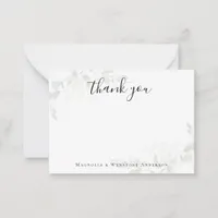 Minimalist Calligraphy Thank You Note Card