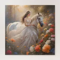 Enchanted Bride and Her Steed Jigsaw Puzzle