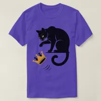 Black Cat Knocks Down the Crown T-Shirt