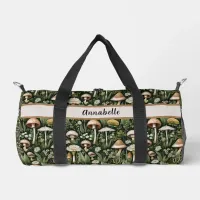 Woodland Mushroom Print Cut Sew Bag