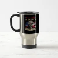 No Kings In America Since 1776 Flag Vintage Travel Mug