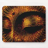 Golden Burst Texture Buddha Mousepad