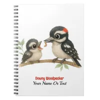 Delightful Downy Woodpecker Notebook