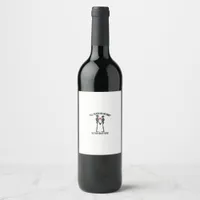 Till Death Do Us Part Valentine Design  Wine Label