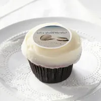 Let's shell-ebrate Seashells sandy Caribbean beach Edible Frosting Rounds