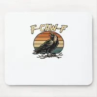 F-Caw-F Classic Vintage Art Mouse Pad
