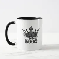 No Kings In America Minimal Clean Mug