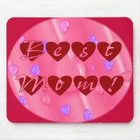 Best Mom in Hearts Mouse Pad