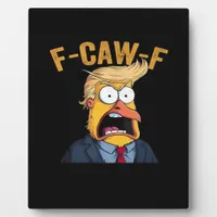 F-Caw-F Funny Chicken Rooster Classic Plaque