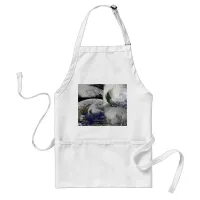 Satellite Collage View of Hurricane Sandy Adult Apron