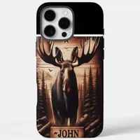 John's Forest Moose iPhone 16 Pro Max Case