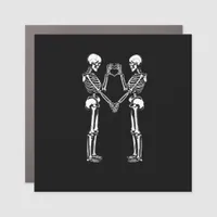 Skeleton Heart Hands Sign Halloween Costume Classi