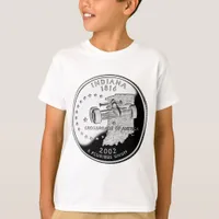 State Quarter of Indiana Reverse Side Faux T-Shirt