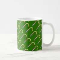 Fruity Multicolored Candy Cane Pattern Mug