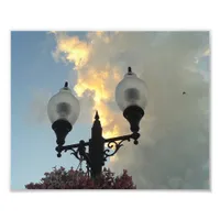 Washington Iowa Light and Storm Clouds Photo Print