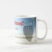 Idillyc Serene Xmas  Magical Snow  Funny Santa Coffee Mug