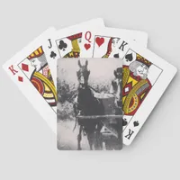 Horse Team #horse #amish Poker Cards