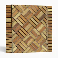 Binder - Basket weave brick