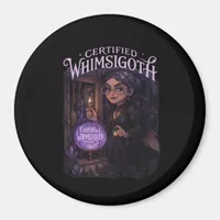 Certified Whimsigoth Witch Broom Closet Classic Magnet