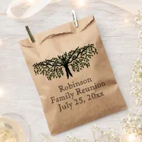 Favor Bag - Family Reunion Tree and Text