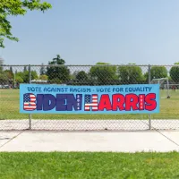 Biden Harris 2024 Vote Against Racism Banner