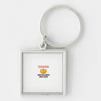 Halloween Trumpkin – Funny Pumpkin Graphic for Hal Keychain