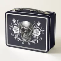 Elegant, Romantic Goth  Metal Lunch Box