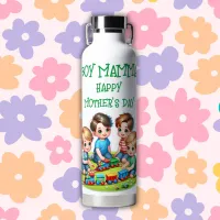 Boy Mamma Happy Mother's Day | | Water Bottle