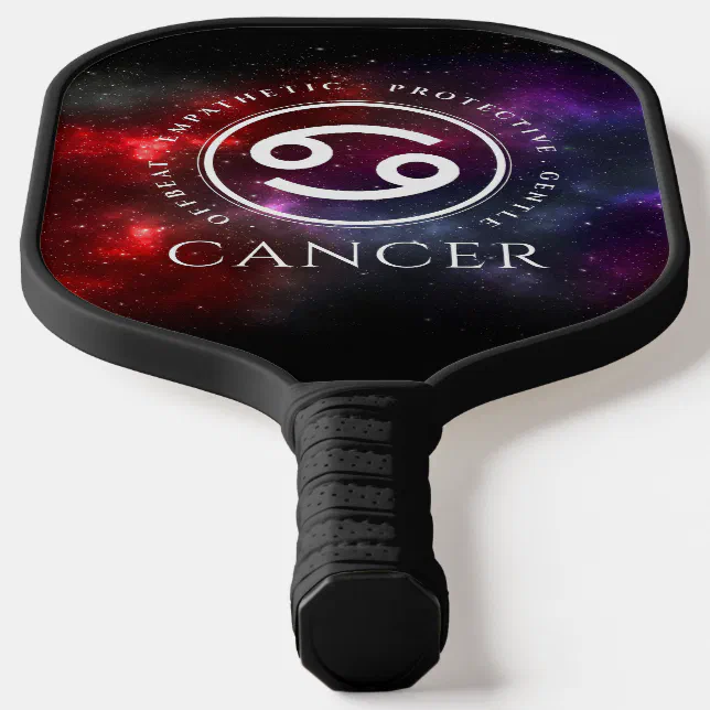 Starfield Cancer Crab Western Zodiac Pickleball Paddle